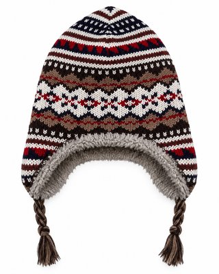 Gorro Nórdico con Orejeras y Borlas