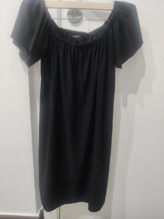 Vestido negro Mango talla xs