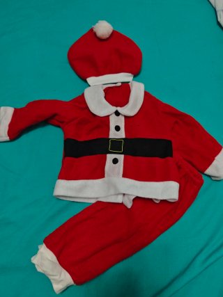 Traje Papa Noel bebé