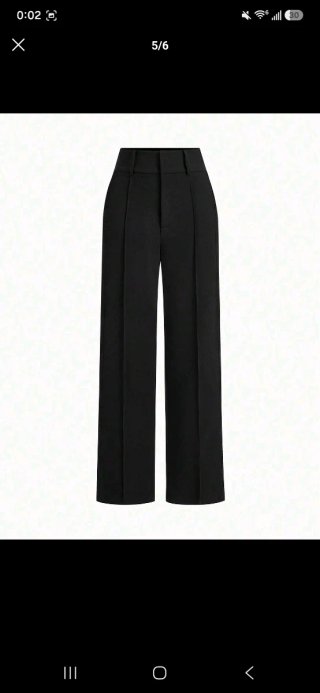 Pantalón negro de traje