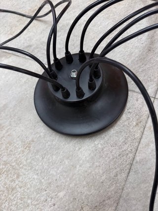 2 Lámparas amplias con bombillas led decorativas