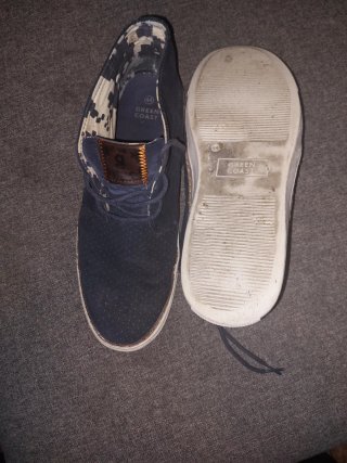 Botas de hombre talla 44 azul y marrón