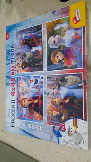 Pack 2 Puzzles y Juego de Mesa Frozen