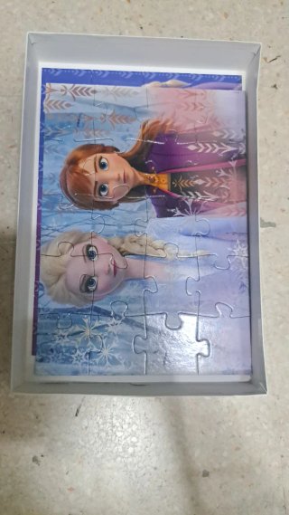 Pack 2 Puzzles y Juego de Mesa Frozen
