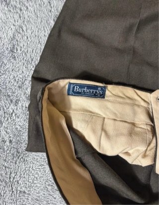 Pantalón Burberrys vintage con pinzas hombre brown