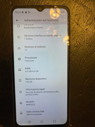 Realme C33 RMX3624 Blu