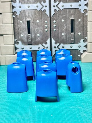 Lote 10 Cuerpos Playmobil Azules