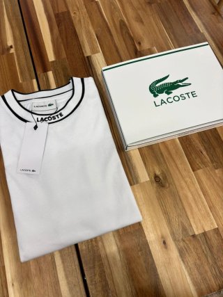 Camiseta Lacoste Blanca Nueva