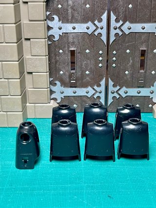 Lote 7 Cuerpos Playmobil Negros