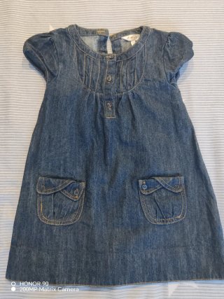 Vestido vaquero niña