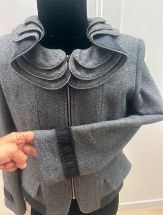 Cazadora vintage gris