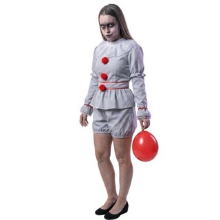 Disfraz Pennywise Talla L - Payasa Siniestra
