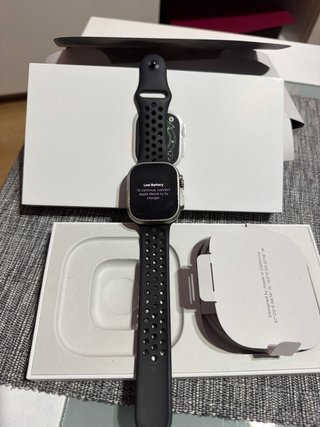 Apple Watch Ultra Plata y Naranja batería al 90%