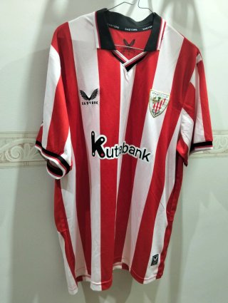Camiseta Athletic Club Hombre Roja y Blanca