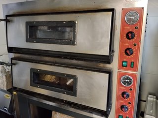 Horno de Pizza Eléctrico de Doble Cámara