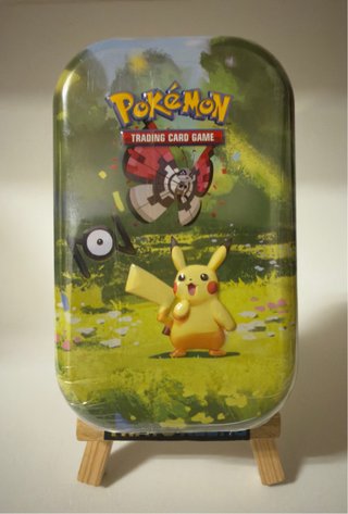 Mini lata 30 Aniversario Cartas Pokemon Pikachu  🇪🇸