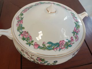Sopera Vintage Porcelana Inglesa Flores Rosas