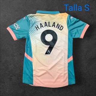 Camiseta Man City 4ª Haaland 9 Talla S Player V.