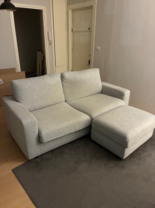 Divano e Pouf Poltrone e sofa Grigio Tessuto