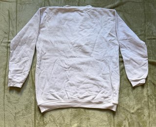 Sudadera Adidas Blanca Logo Trefoil Talla XL