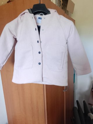 Cappottino bambina rosa 104 cm OKaydi