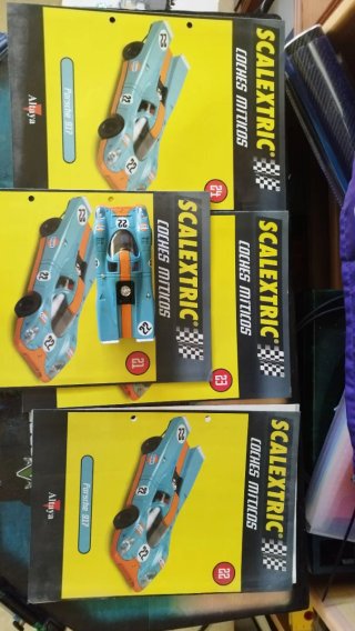 3 Fascículos Scalextric Coches Míticos