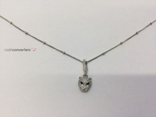 collar plata 925mm con piedra con circonita 18 3.5cm