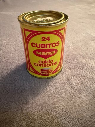 Lata Antigua de Cubitos Maggi 1992