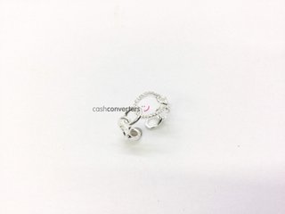 anillo plata 925mm con piedra con circonita