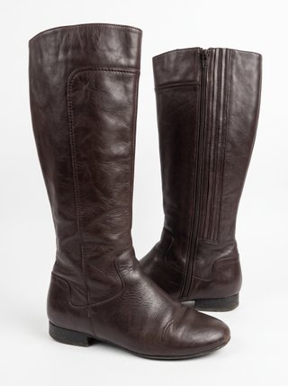 Botas altas Clarks piel marrón T39