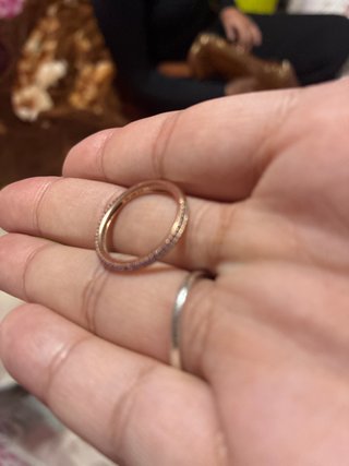 Anillo Pandora Oro Rosa con Circonitas