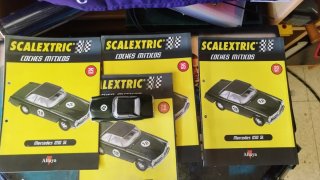 Lote 4 Fascículos Scalextric Coches Míticos