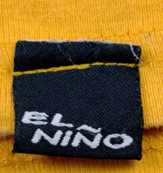 Camiseta Vintage El Niño Amarilla Talla M