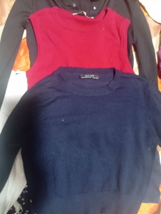 Lote 6 Tops y Camisetas Mujer Talla S