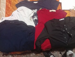 Lote 6 Tops y Camisetas Mujer Talla S