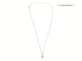 collar oro 18k con diamante de laboratorio 23cm