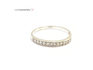anillo oro 18k con piedra con diamante