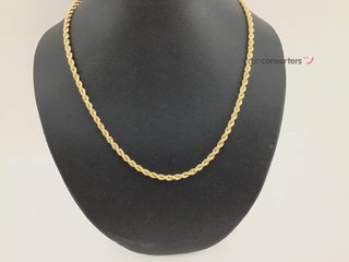 cadena oro 18k 30cm
