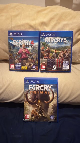 Pack 3 Juegos Far Cry PS4