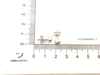 pendientes oro 18k con piedra con diamante