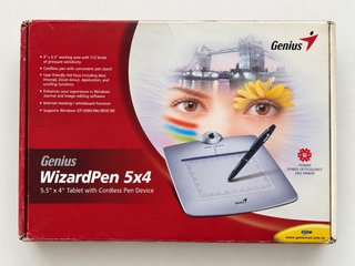 Genius WizardPen 5x4 Tableta Gráfica con Lápiz