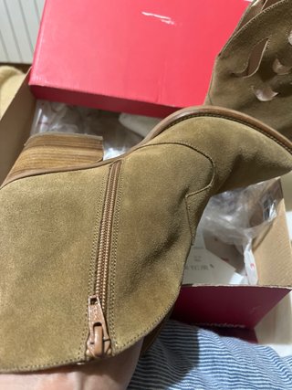 Botines Wonders de Serraje Talla 38
