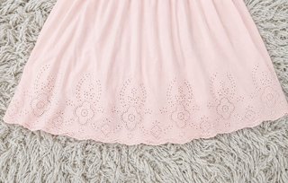 Vestidos de niña rosas con encaje
