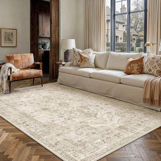 Tappeto retrò PURECOZY 160x230cm pelo corto marrone