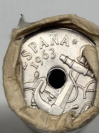 Una moneda de 50 céntimos España 1963 *65