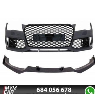 Paragolpes delantero + Añadido Carbono para Audi A