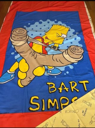Funda Nórdica Bart Simpson Para cama de 190x90