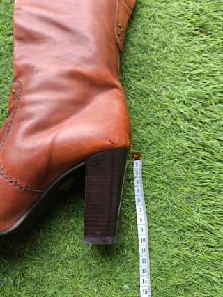 Botas altas Billi Bi de piel camel talla 38