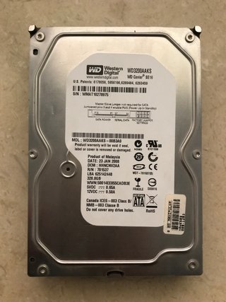 Disco Duro Western Digital WD3200AAKS 320GB