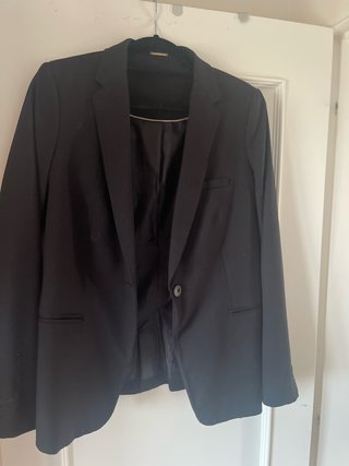 Americana Mango Negra Talla M